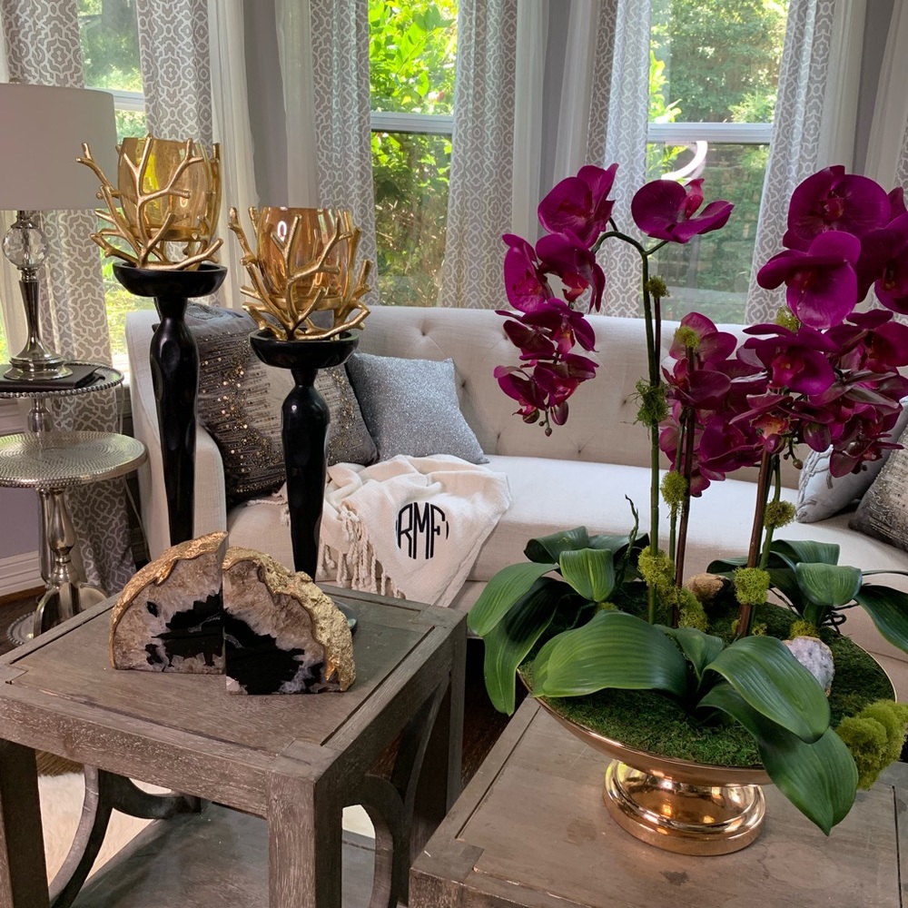 Black Agate Bookends